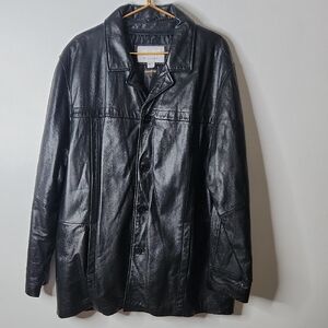 Wilsons Leather M. Julian Men's 3XLT Black Leather Jacket